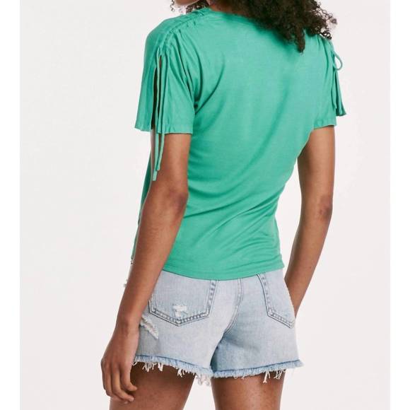 NEW ANOTHER LOVE minnie top in garden green - Picture 3 of 5